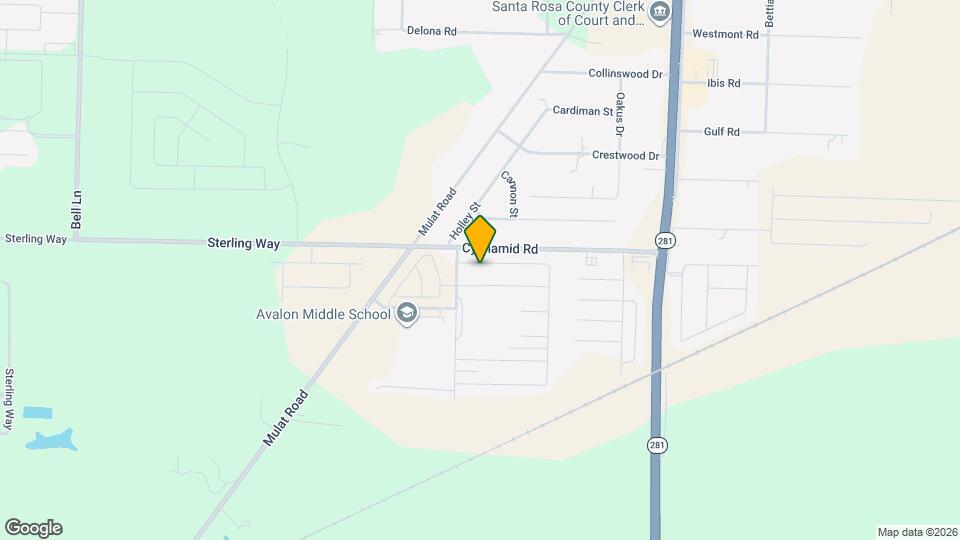 5804 Guinevere Ln Map and Location Details