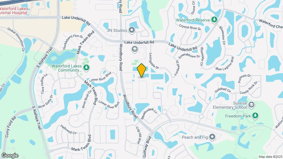 106 Woodbury Pines Cir, Unit Second Room for Rent Mapa y Detalles de la Ubicación