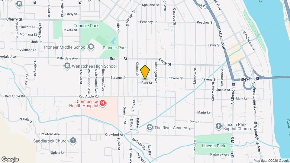 1012 W Park St Map and Location Details