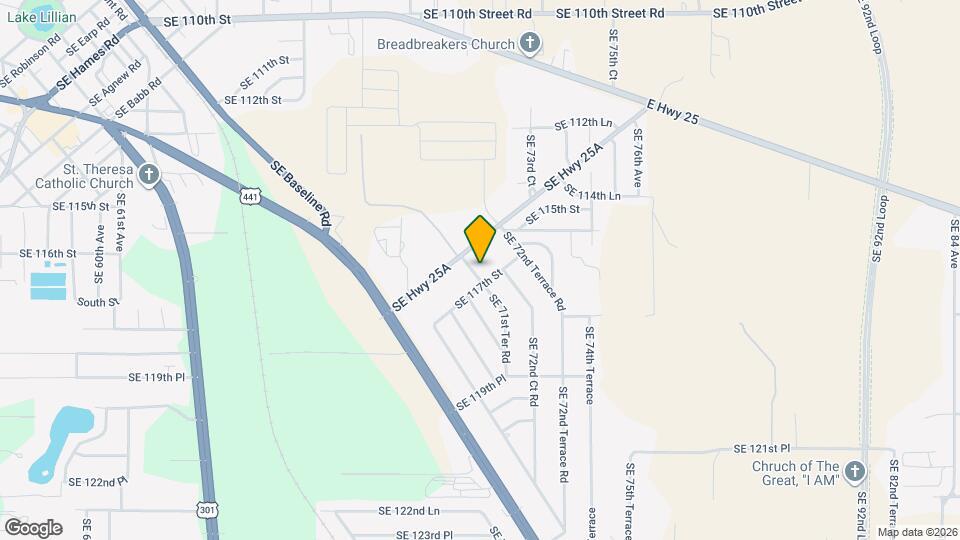 11657 SE 71st Terrace Rd, Unit 11657 Belleview Map and Location Details