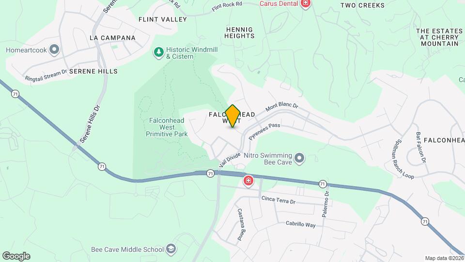 16113 Ozarks Path Map and Location Details