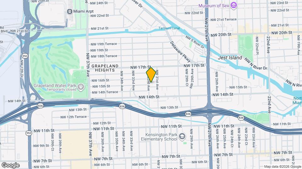 1505 NW 32nd Ave Mapa y Detalles de la Ubicación