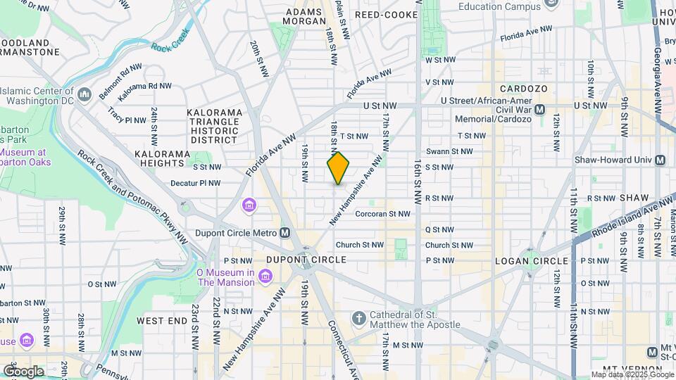 1711 18th St NW Mapa y Detalles de la Ubicación