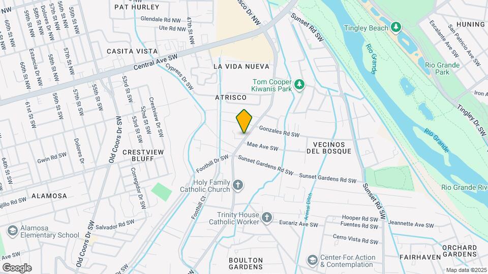 419 Atrisco Dr SW Map and Location Details