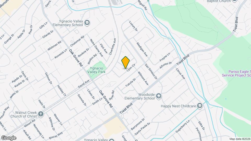 2695 Lyon Cir Map and Location Details