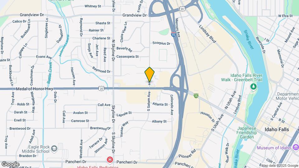 712 S Saturn Ave Map and Location Details