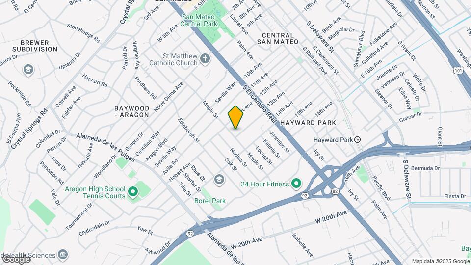 1227 Maple St Mapa y Detalles de la Ubicación