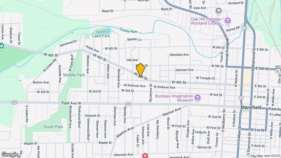 406 Sherman Pl Map and Location Details