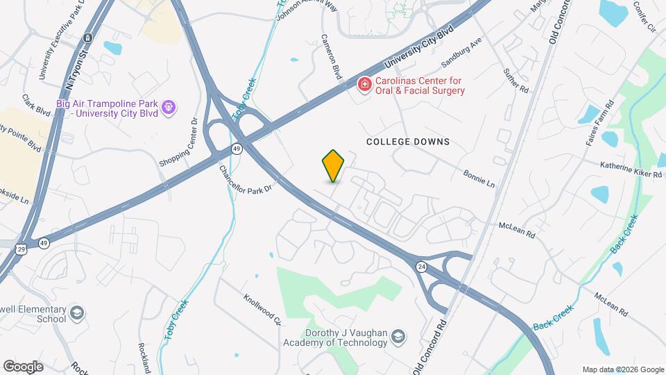 9041 Meadow Vista Rd Map and Location Details