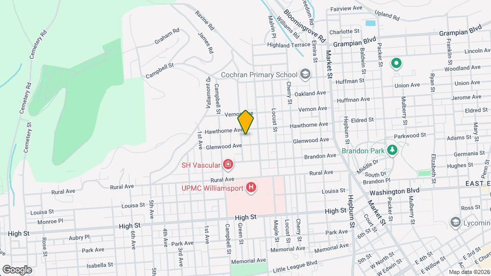 1116 Woodmont Ave Map and Location Details