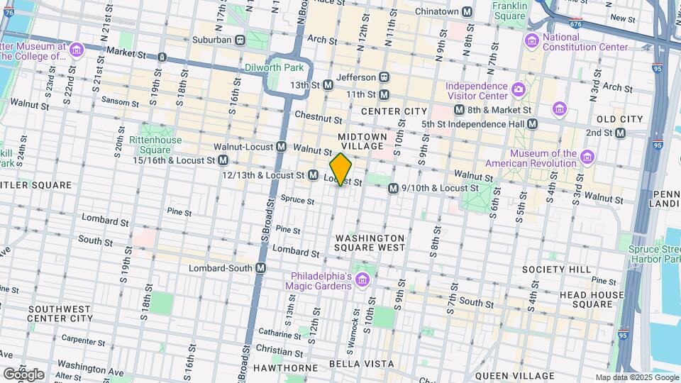 251 S 12th St Map and Location Details