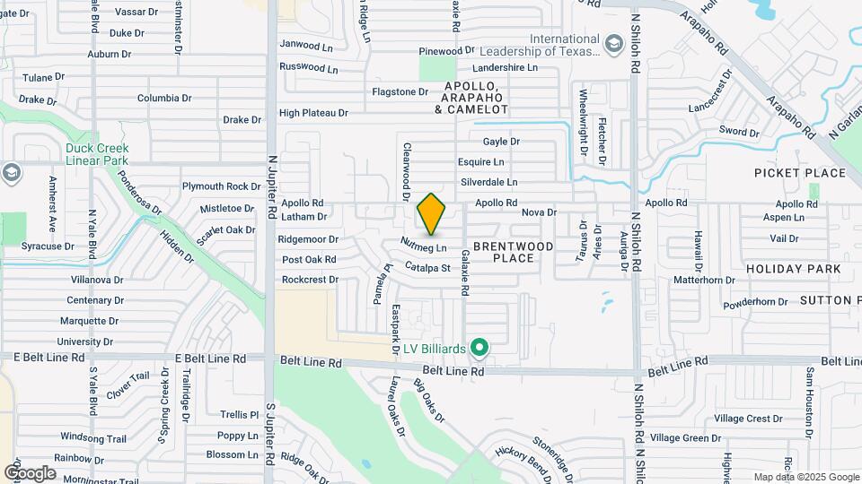3109 Nutmeg Ln Map and Location Details
