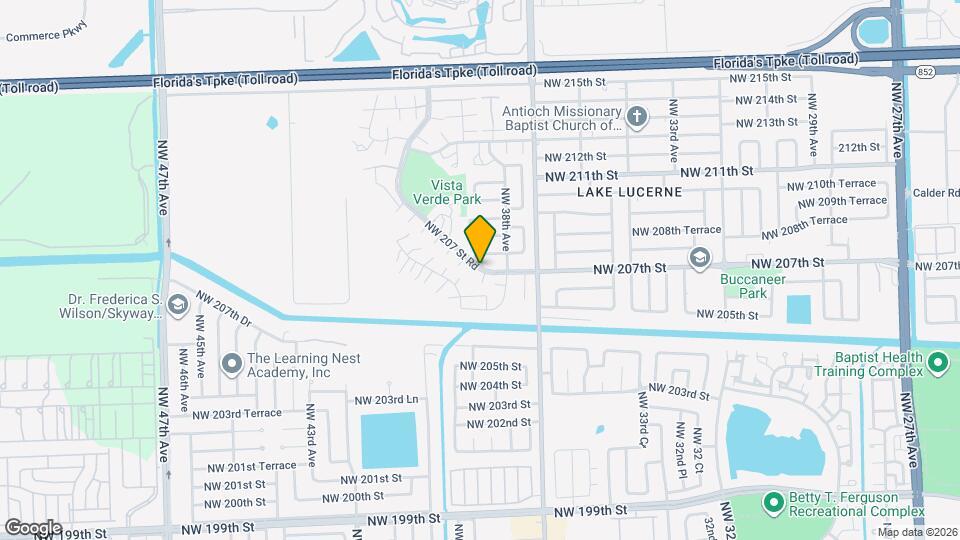 3862 NW 207th St Map and Location Details