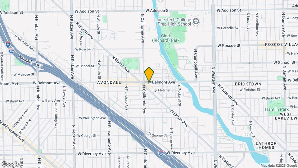 2745 W Belmont Ave Map and Location Details