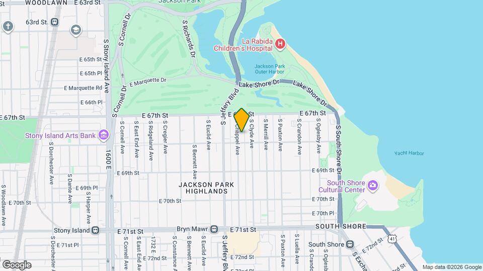 6745 S Chappel Ave, Unit 3 Map and Location Details