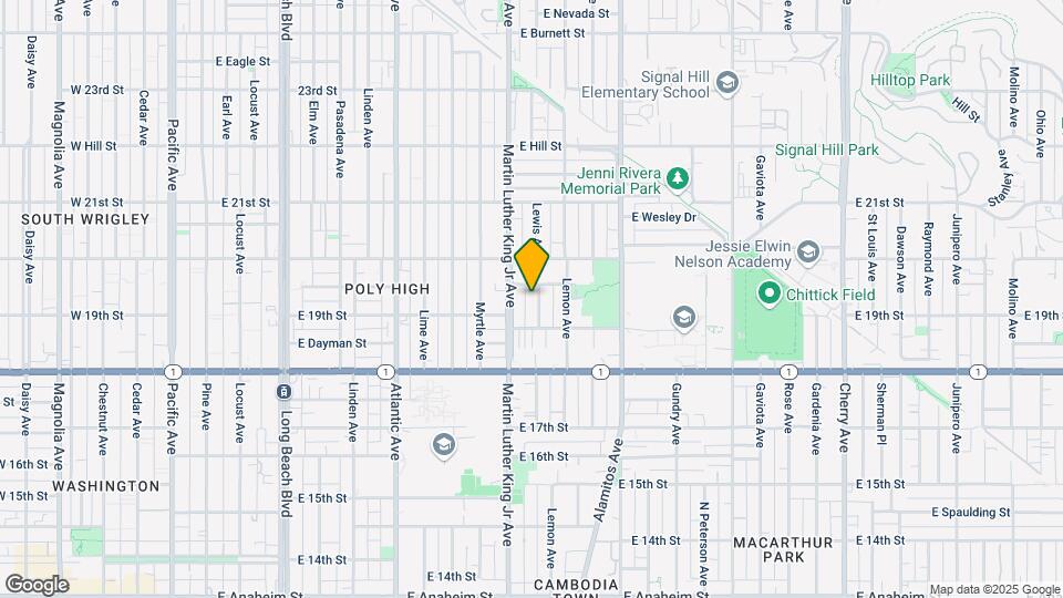 1917 Lewis Ave Map and Location Details