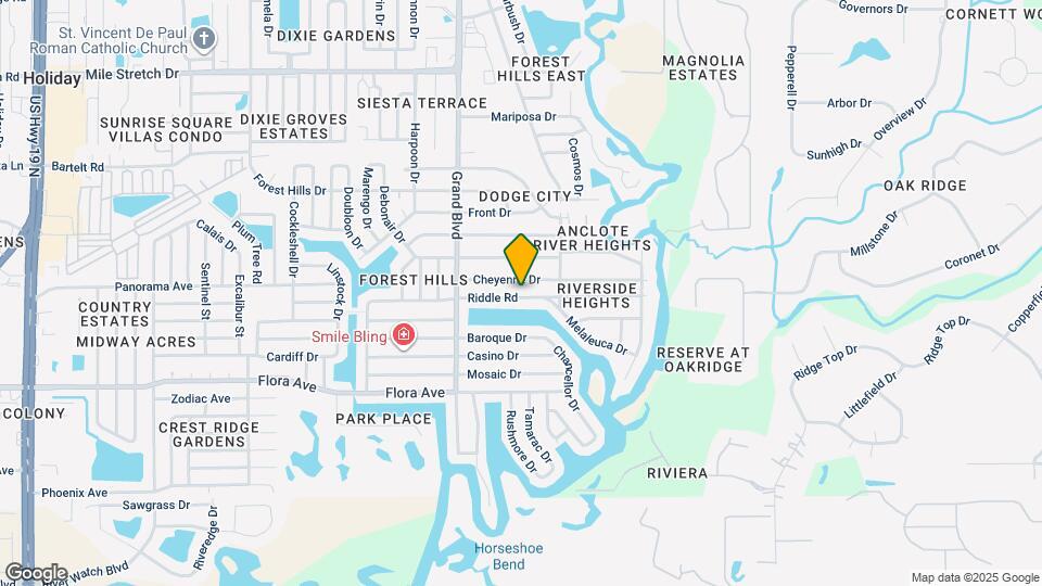 5631 Riddle Rd Map and Location Details