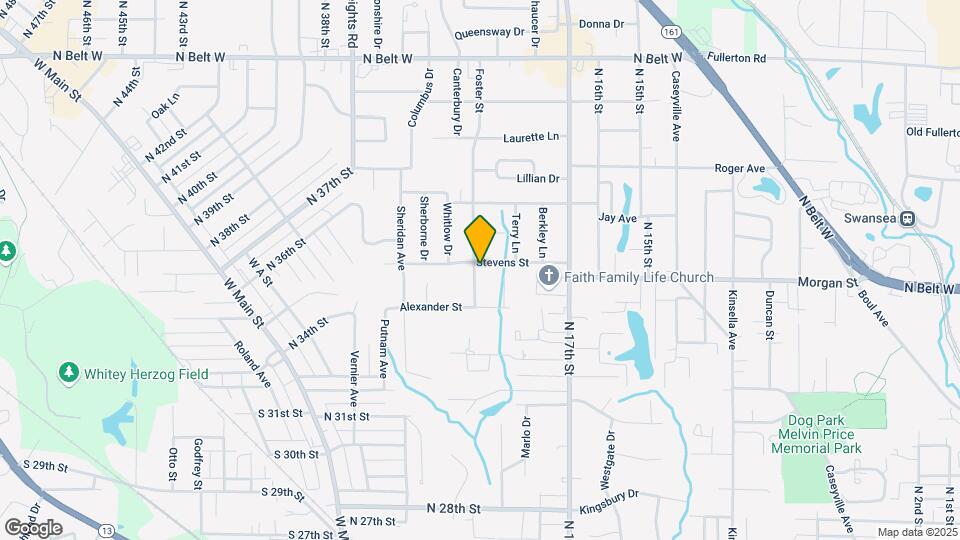 1750 Stevens St Map and Location Details