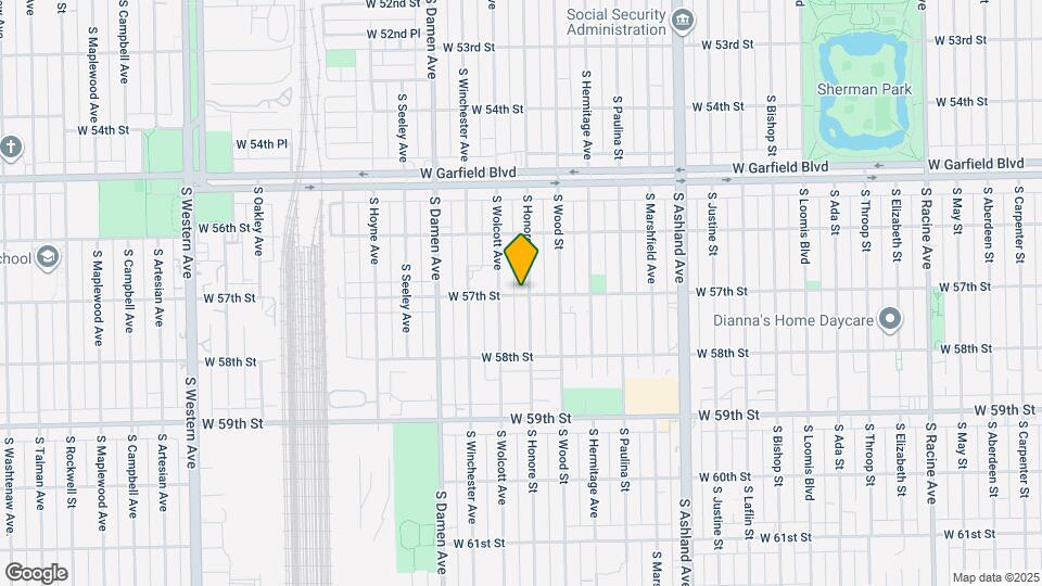 1838 W 57th St Map and Location Details