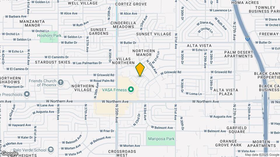 8124 N 33rd Dr Map and Location Details