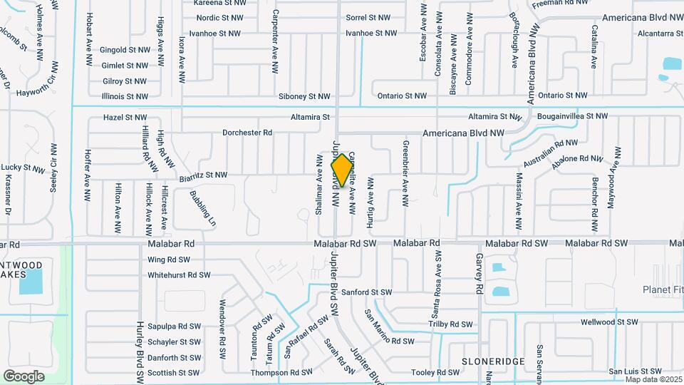 1597 Jupiter Blvd NW Map and Location Details