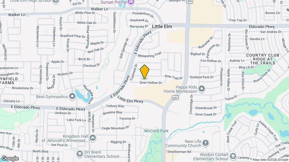 2633 Deer Hollow Dr Map and Location Details