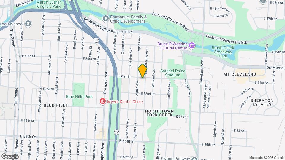 3017 E 51st St Map and Location Details