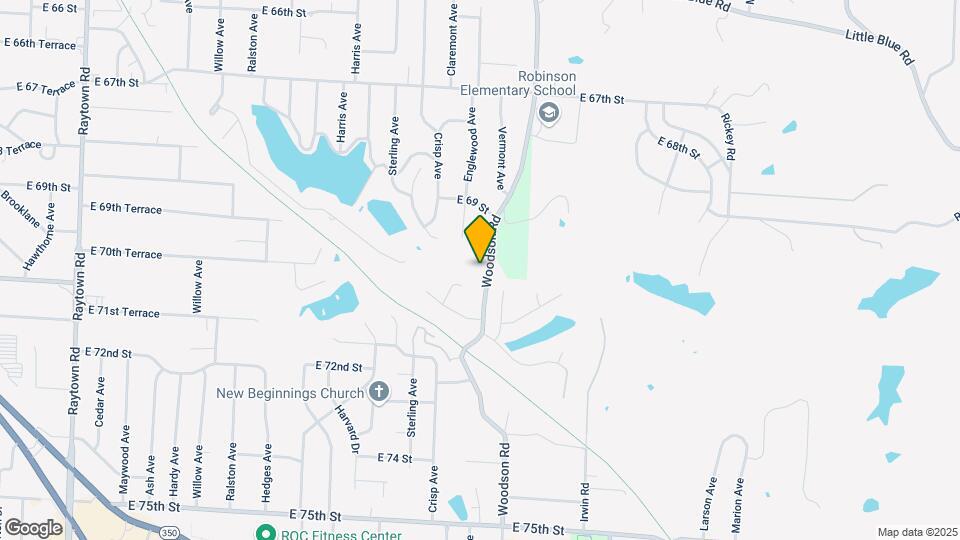 7010 Woodson Rd Map and Location Details