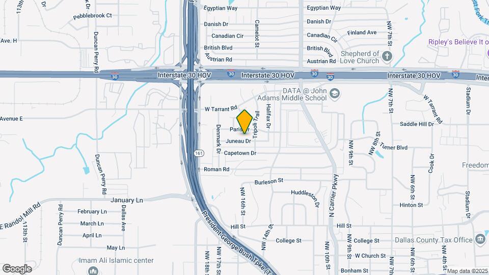 1514 Juneau Dr Map and Location Details
