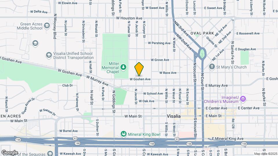 928 W Goshen Ave Map and Location Details