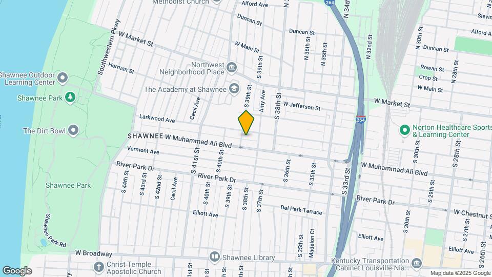 409 S 39th St Map and Location Details