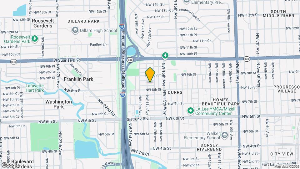 1715 NW 8th Ct Map and Location Details