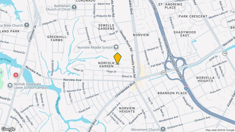 1080 Green St Map and Location Details