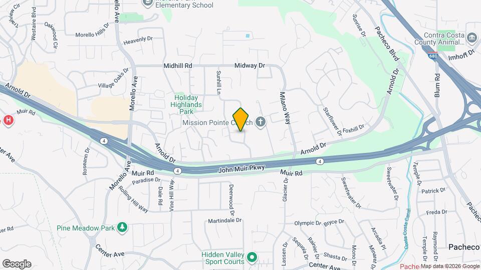 167 Holiday Hills Dr Map and Location Details