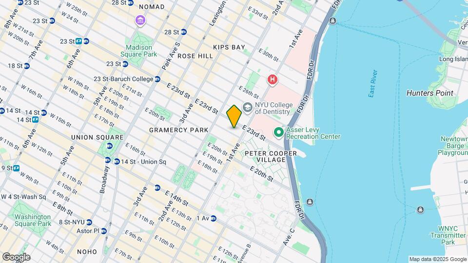 335 E 22nd St Map and Location Details