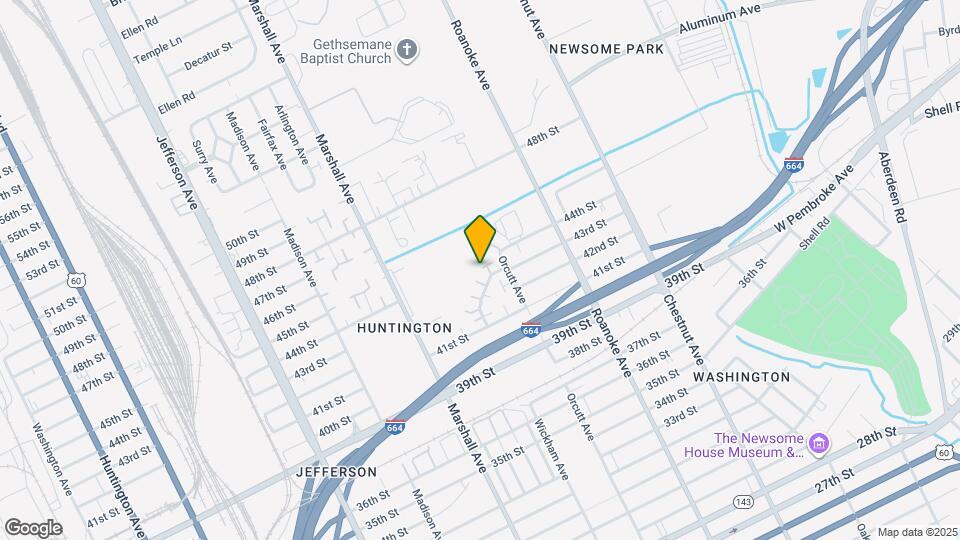 4311 Newsome Dr Map and Location Details