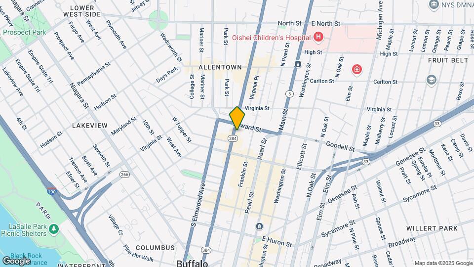 401 Delaware Mapa y Detalles de la Ubicación