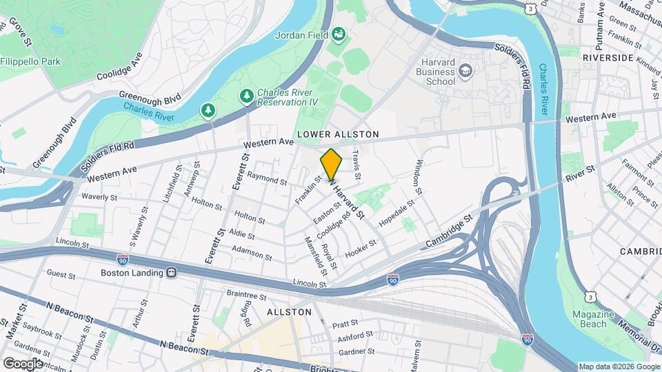 243 N Harvard St Map and Location Details