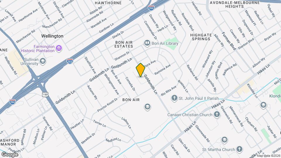 3323 Dean Dr Map and Location Details