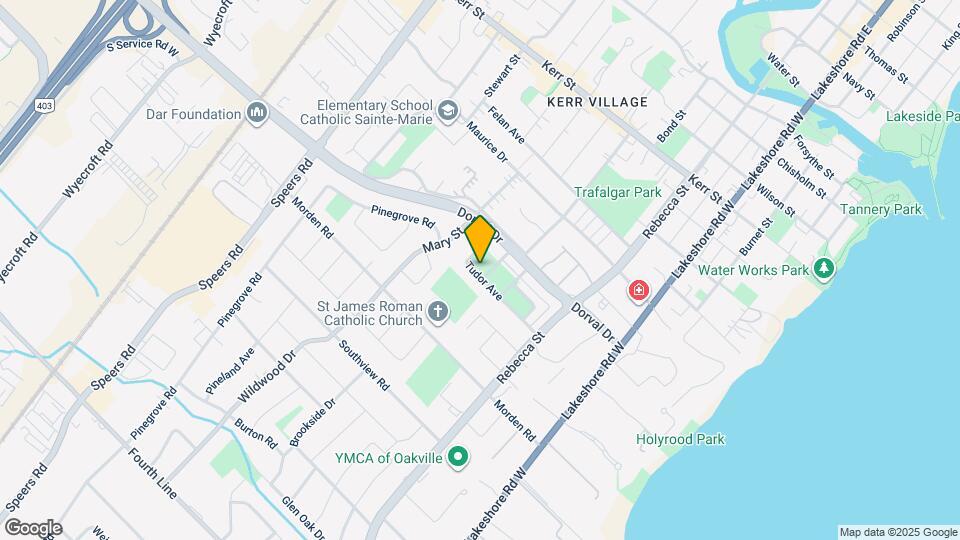 343 Tudor Ave Map and Location Details