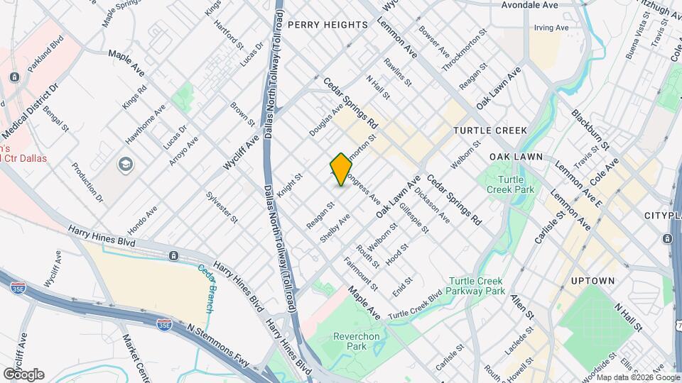 2727 Reagan St Map and Location Details