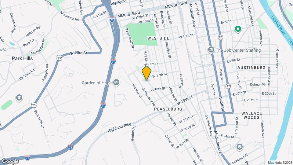 1705 Euclid Avenue Map and Location Details