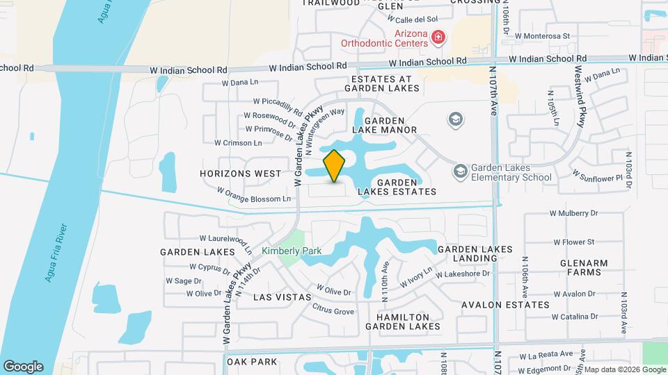 11121 W Sunflower Pl Map and Location Details