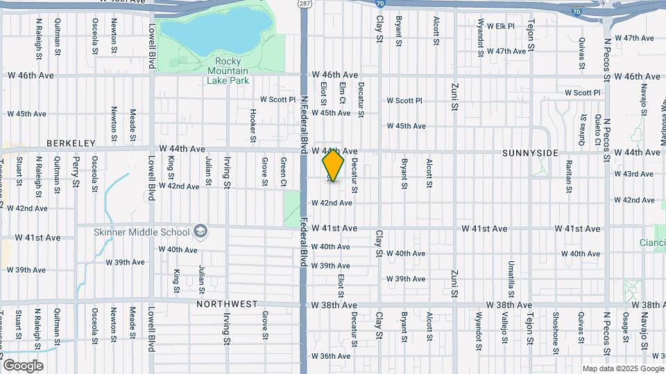 4234 Eliot St Map and Location Details