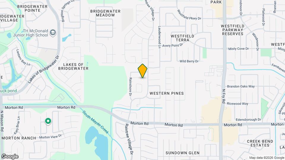 20707 Pine Rain Ct Map and Location Details