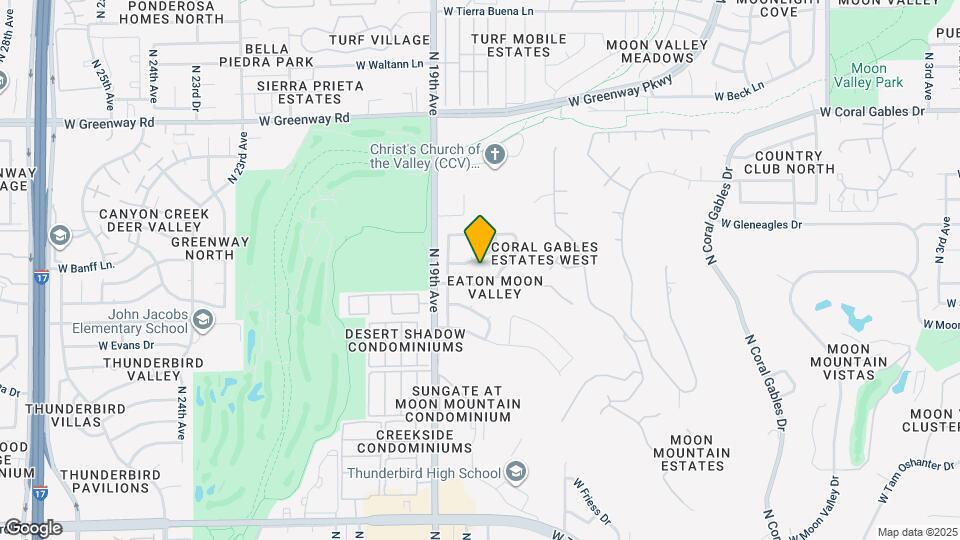 1716 W Mandalay Ln Mapa y Detalles de la Ubicación