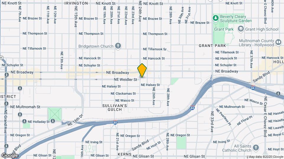 1544 NE 24th Ave Map and Location Details