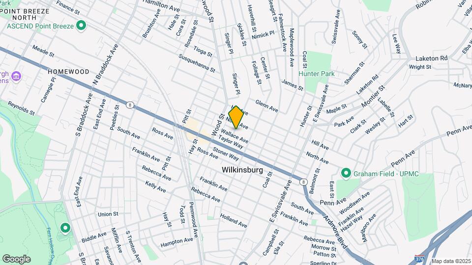 735 Wallace Ave Map and Location Details