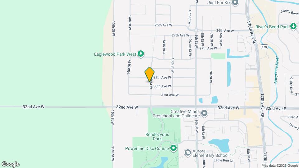 1210 30th Ave W Map and Location Details