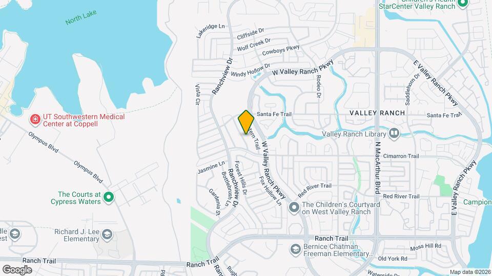 9320 Ponderosa Trail Map and Location Details